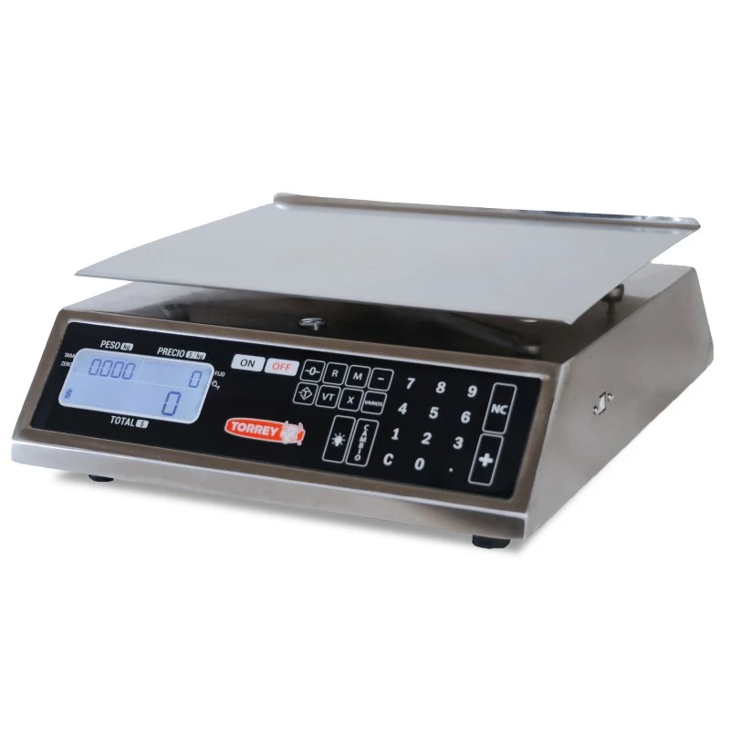 Báscula comercial de acero inoxidable, modelo MFQ-40-N
